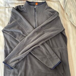 Peter Millar Men's Lightweight Gray Fleece Jacket